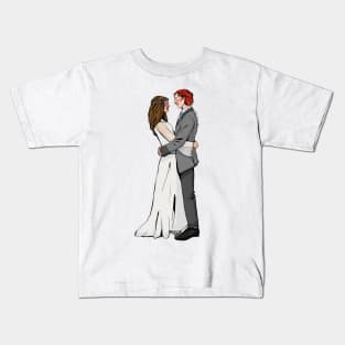 Wayhaught Wedding (Color) Kids T-Shirt